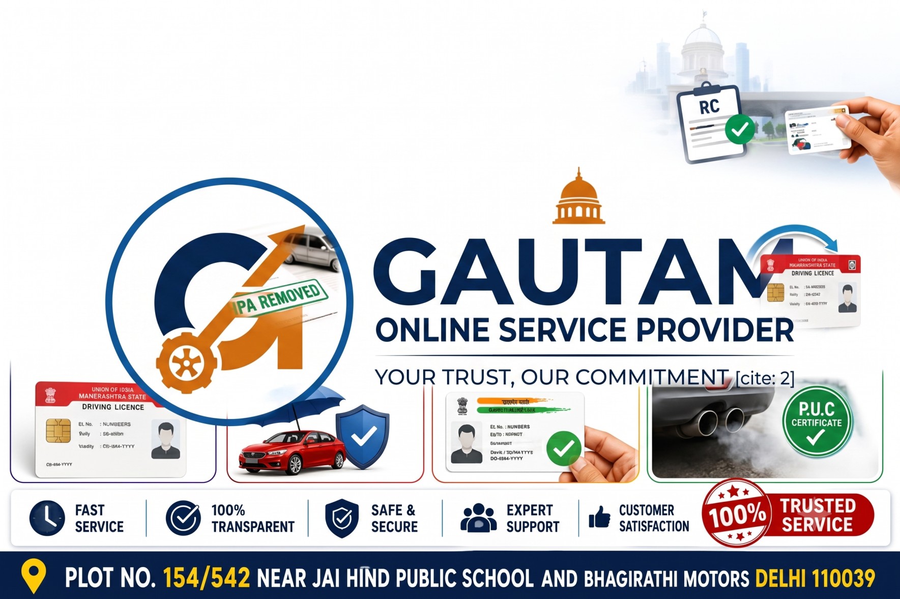 A1 RTO SERVICE AT HOME.COM